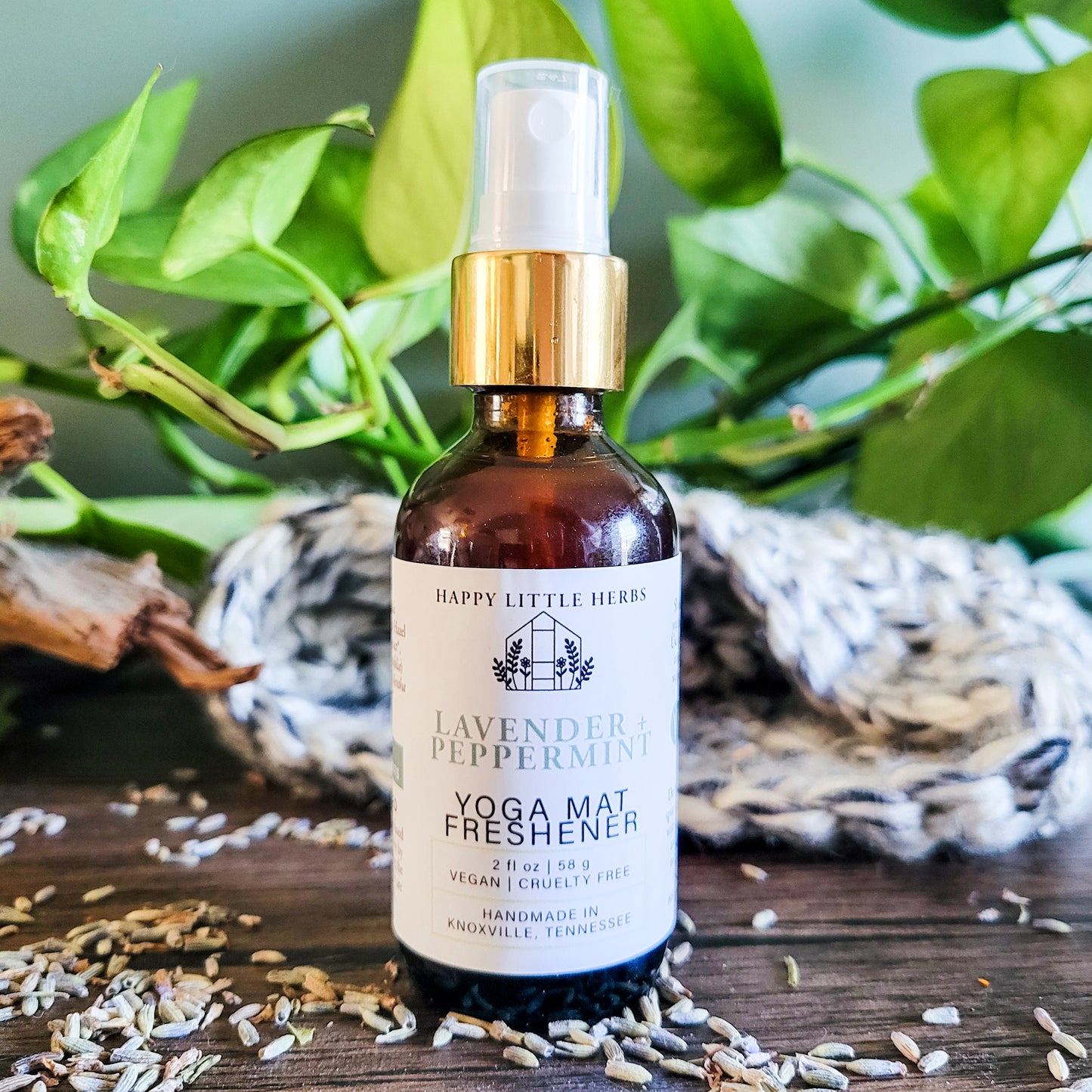 Lavender and Peppermint Yoga Mat Spray