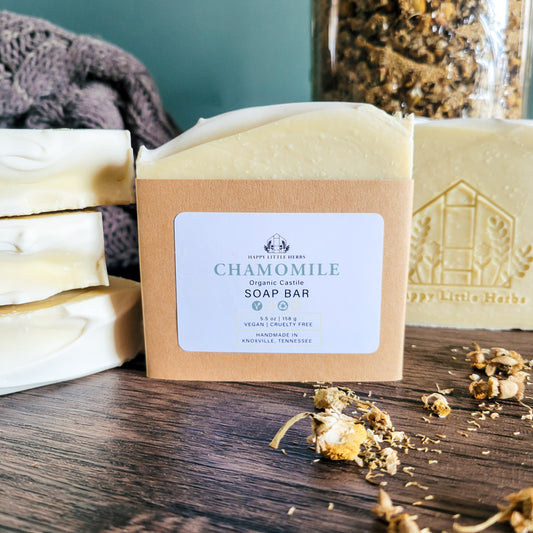 Organic Chamomile Castile Bar Soap